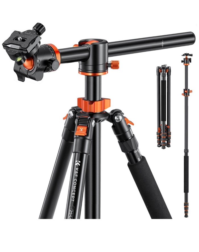 K & F Stativ - 238 cm m/udlæg