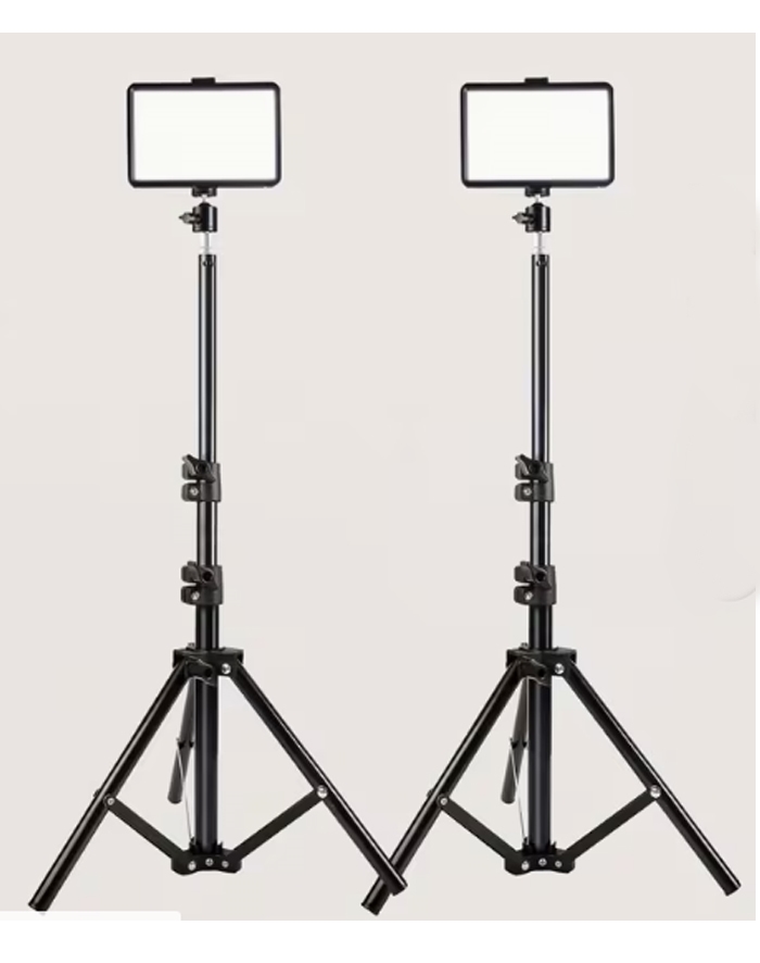  LED Lys kit m/stativ - 2stk.