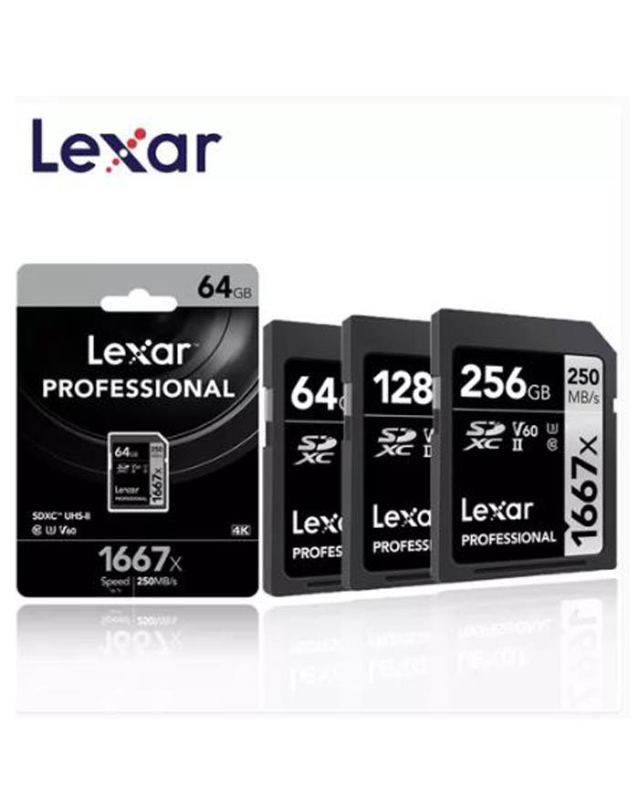 Lexar Prof 256 GB 1667 X