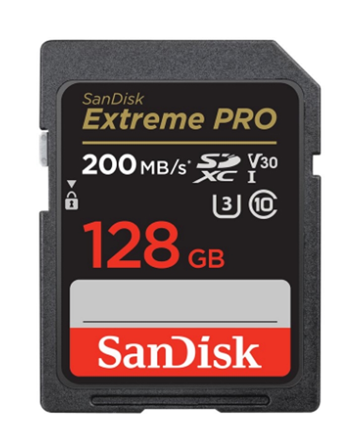 Sandisk Extreme PRO SDXC 128 GB